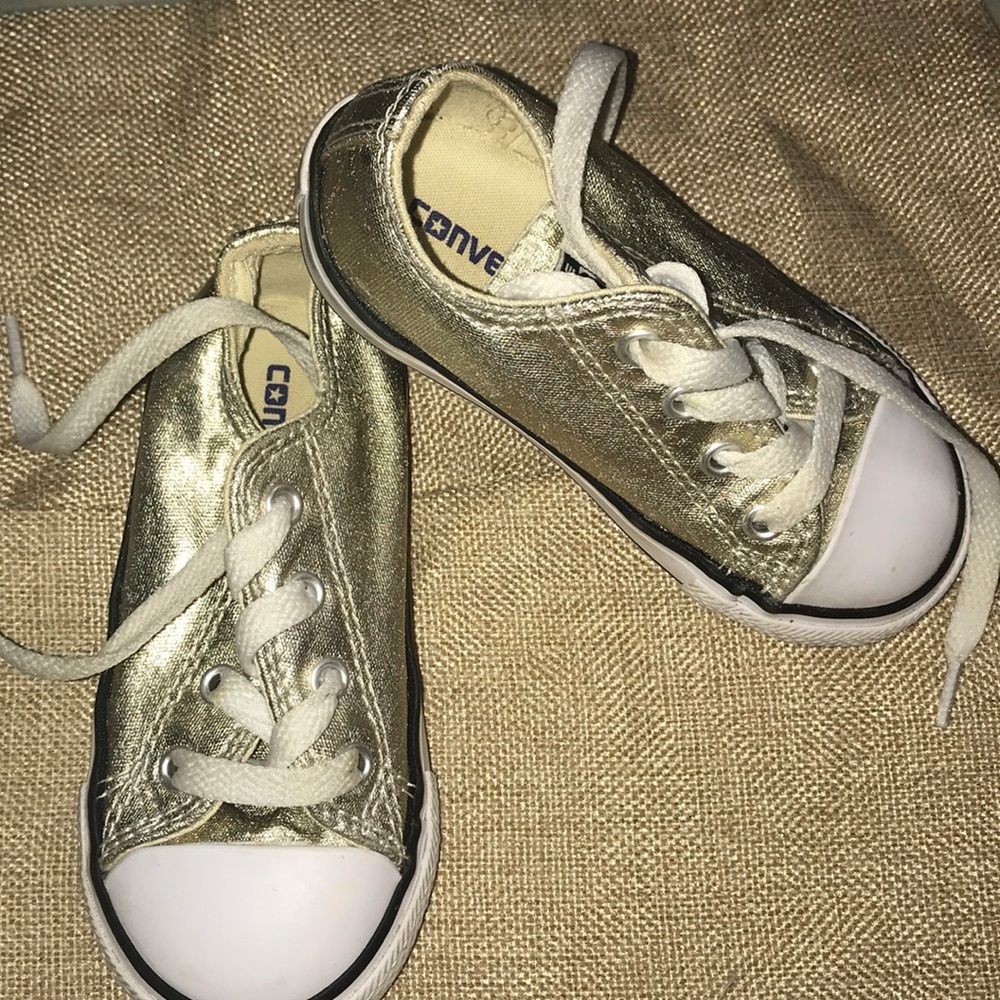 Toddler Gold Converse